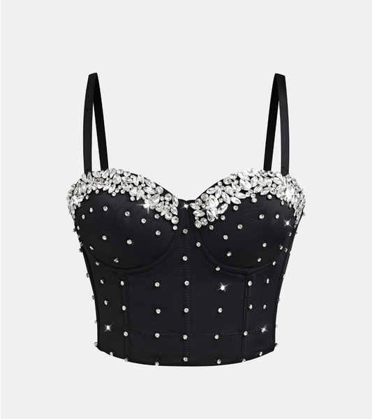 Wear Camisole Sexy Boning Corset Corset Heavy Industry Rhinestone Beaded Stage Costume