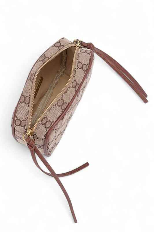 Iconic Jaquard Camera Crossbody Bag