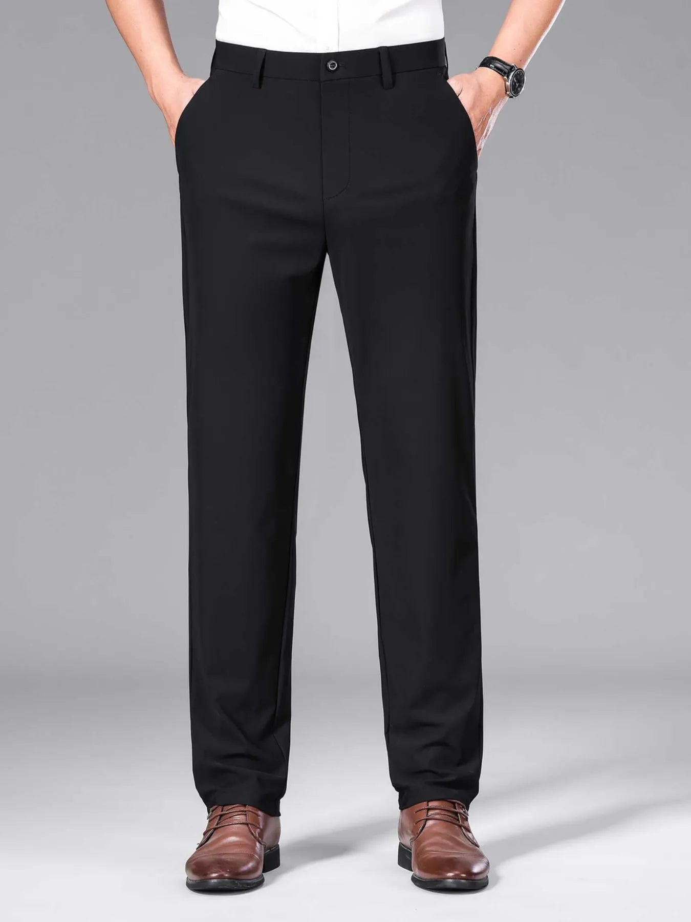 Men's Loose Fit Jeans with Pockets