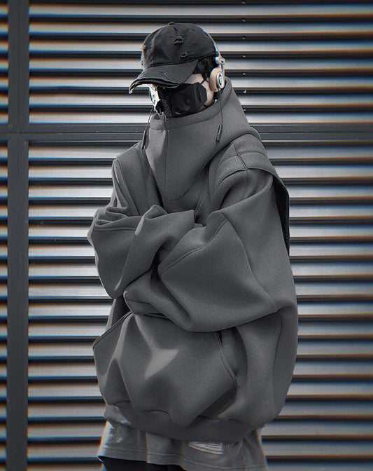 HiH50 Grey Nexus Hoodie