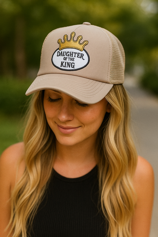 Daughter Of The King Patch Trucker Hat -clearance