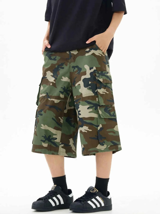 Men's Relaxed Fit Camo Cargo Shorts