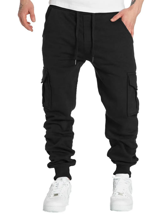 Men's Drawstring Pants with Pockets