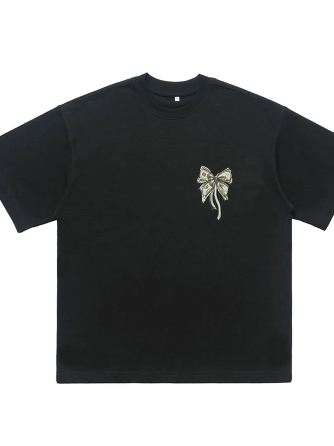 Men's Bow Graphic Oversized T-Shirt