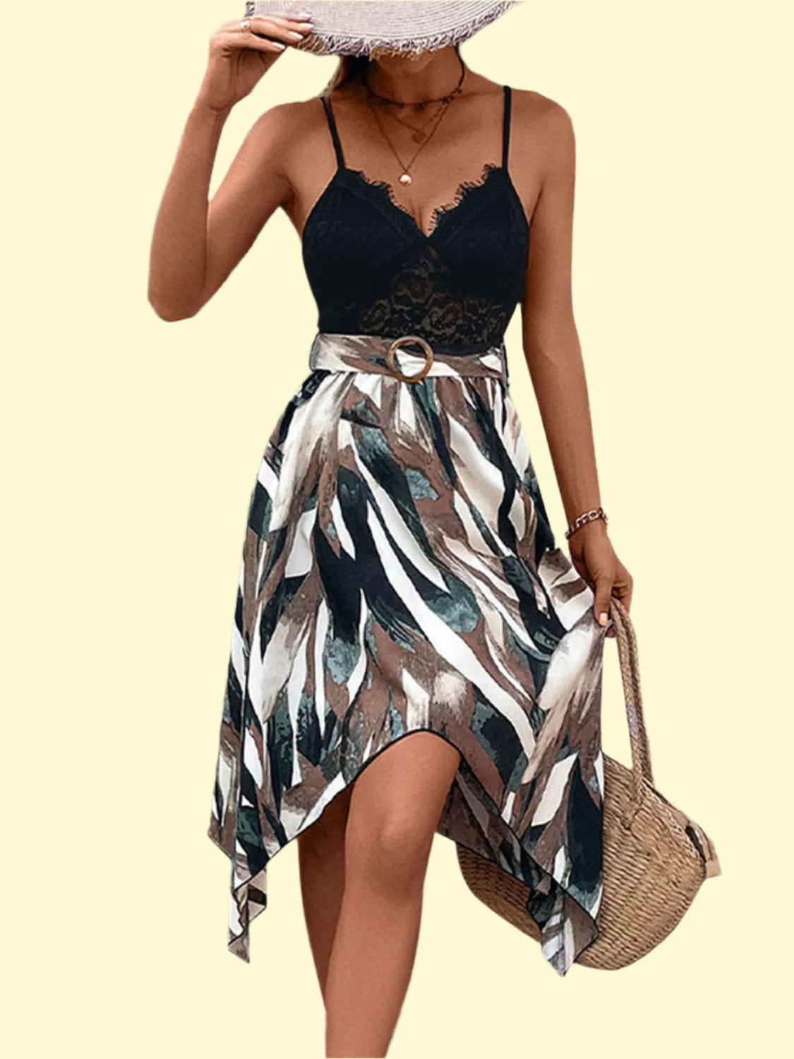 WestCloset Laced in Temptation V-Neck Dress