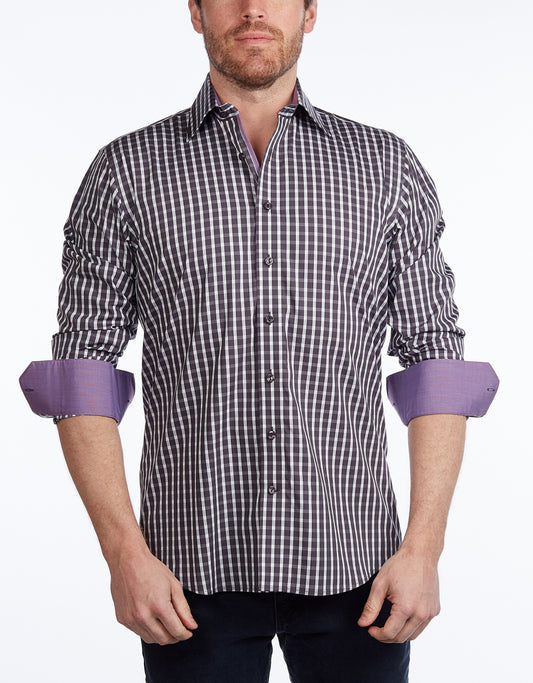 Button-Up Shirt // - Contemporary Fit - Contrast trimming - final sale