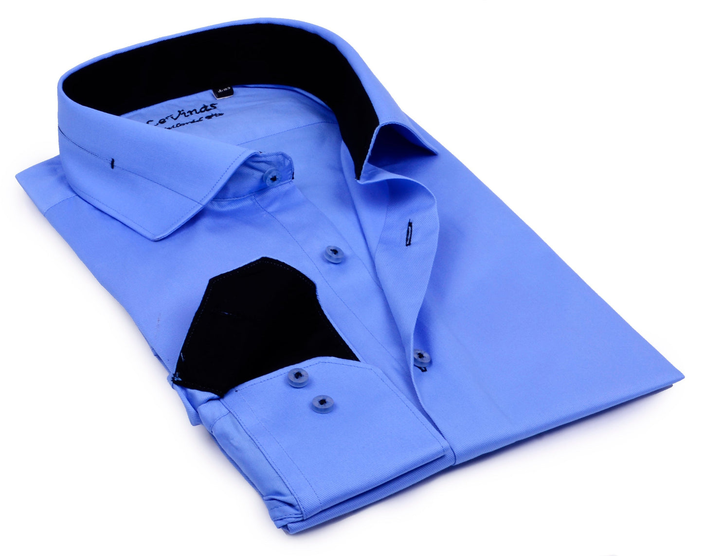 Button-Up Shirt // - Tailored Fit - contrast trimming - final sale