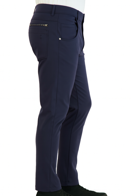 NEW & UPDATED Super - Stretch Men's Chinos //Casual// Navy - Performance Collection