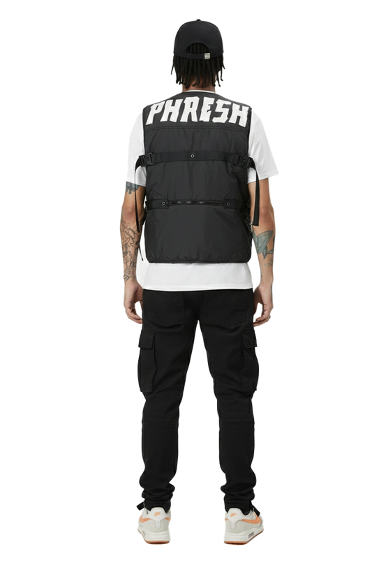 MILLER Men's premium cire padded vest with functional tape and multi pocket