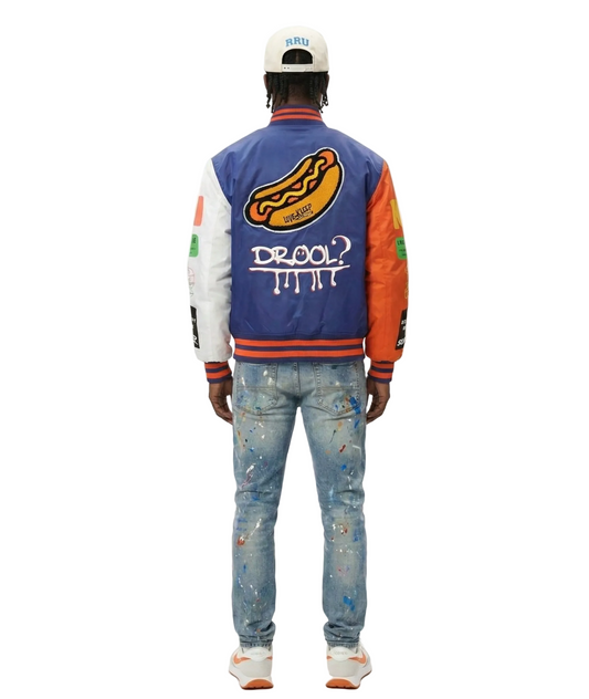 UNNEA Padded Nylon Bomber Jacket