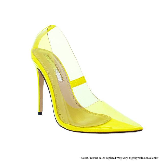 The Glass Slipper - Yellow {Order 1 1/2 Size Larger}