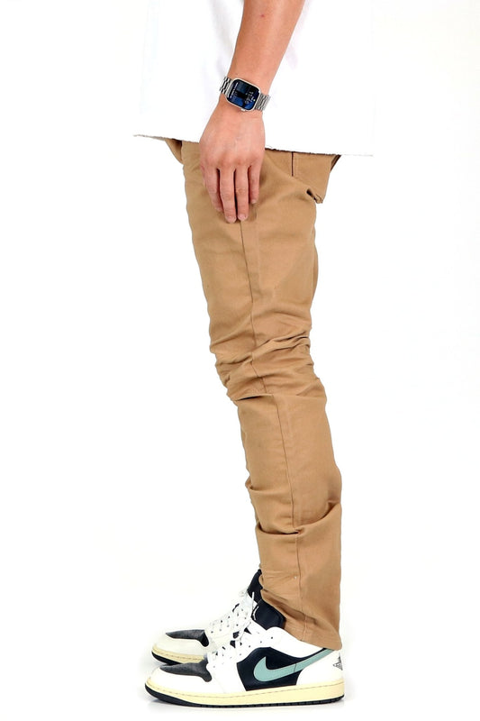 EVERETT 男士高級蠟塗層修身牛仔褲