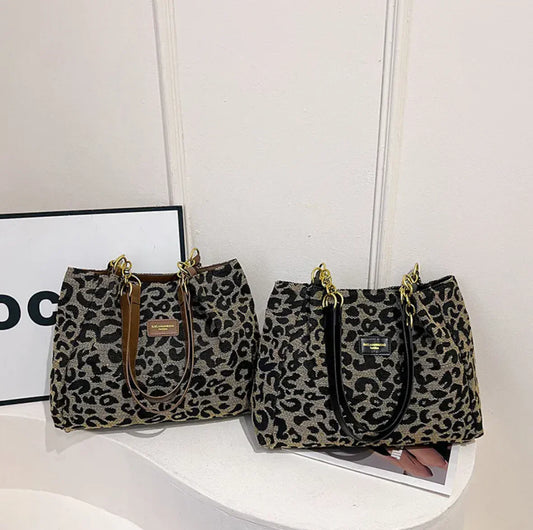 Bolso de lona sencillo de gran capacidad