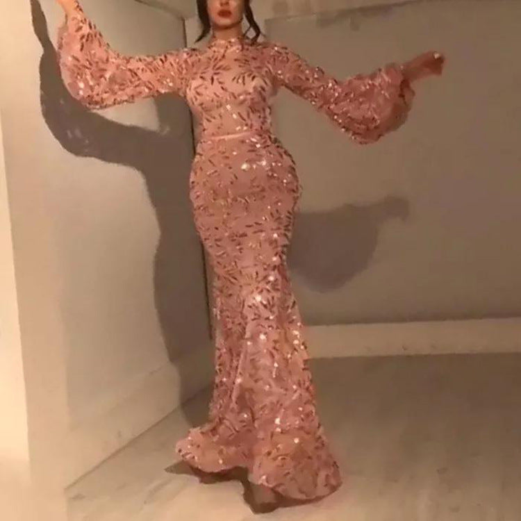 Vestido de cóctel sexy con vuelo de pétalos para mujer, ropa de primavera y verano