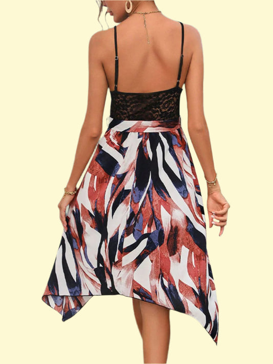 WestCloset Laced in Temptation V-Neck Dress