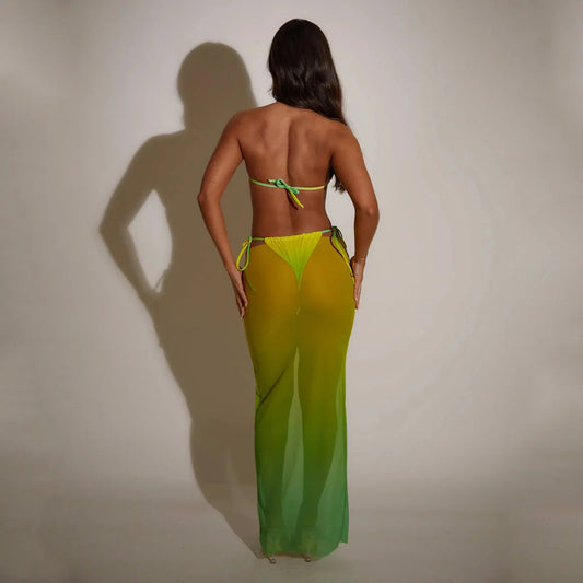 島嶼三件式泳衣