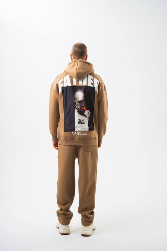 "The Godfather" Vito Corleone Graphic Unisex Oversized Hoodie