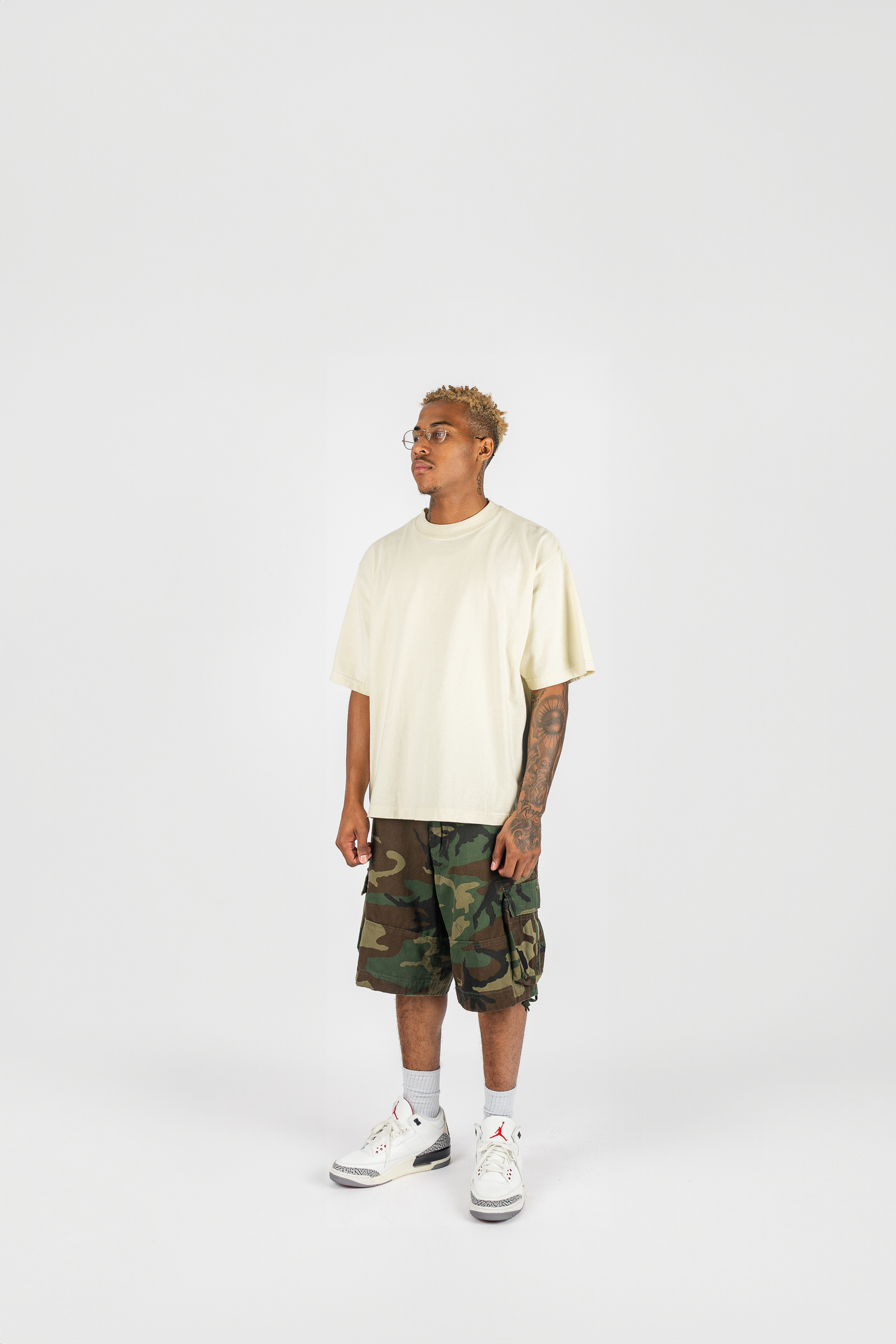 Vintage Utility Cargo Shorts