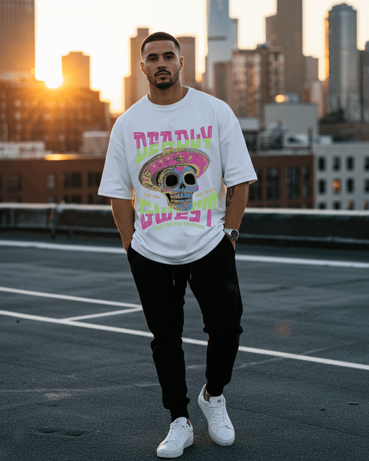 G-West Deadly Rodeo Oversized T-Shirt Mens