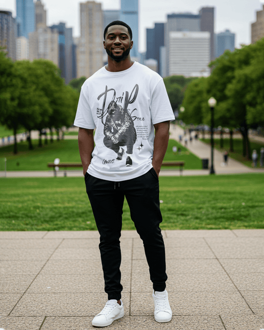 G West Drip Style Oversized T-Shirt Mens