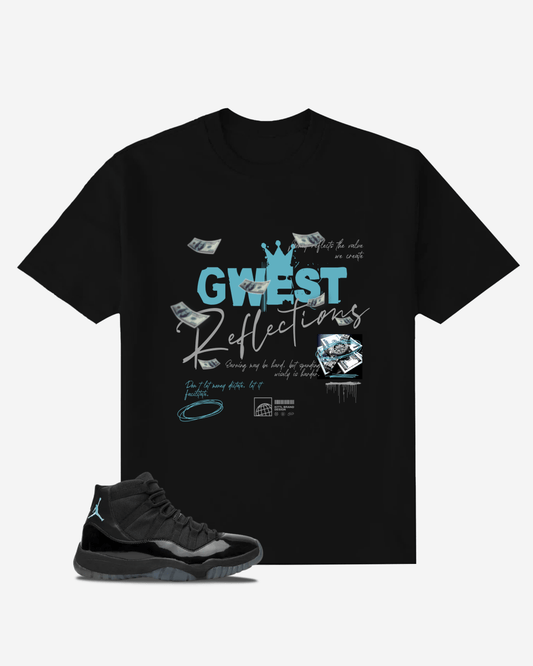 G-West Money Reflections Oversized T-Shirt Mens