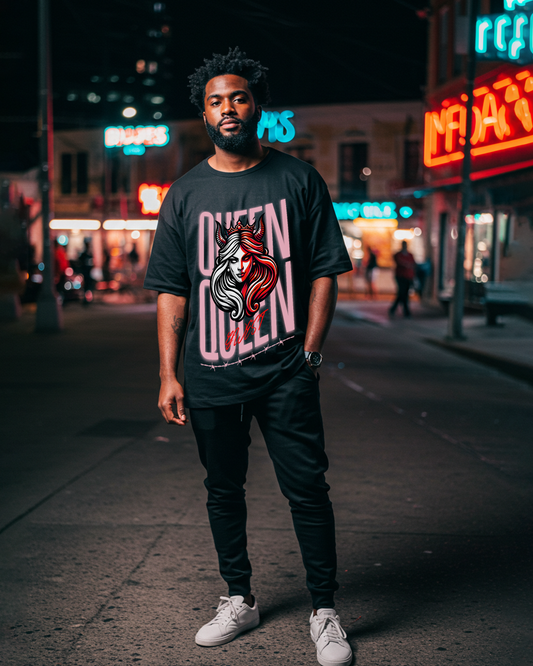 G West Queen Oversized Men's T-Shirt