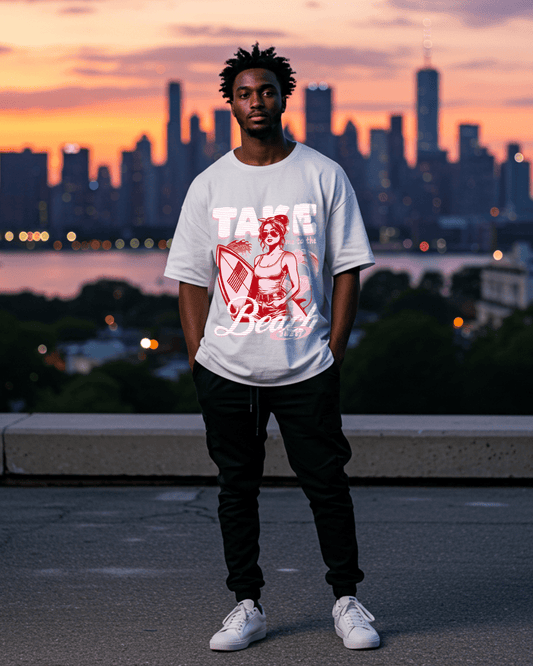 G West Take Me To The Beach Oversized Men's T-Shirt