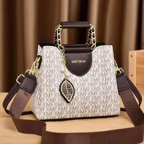 Bolso de piel de Maldivas: elegante bolso de mano de gran capacidad