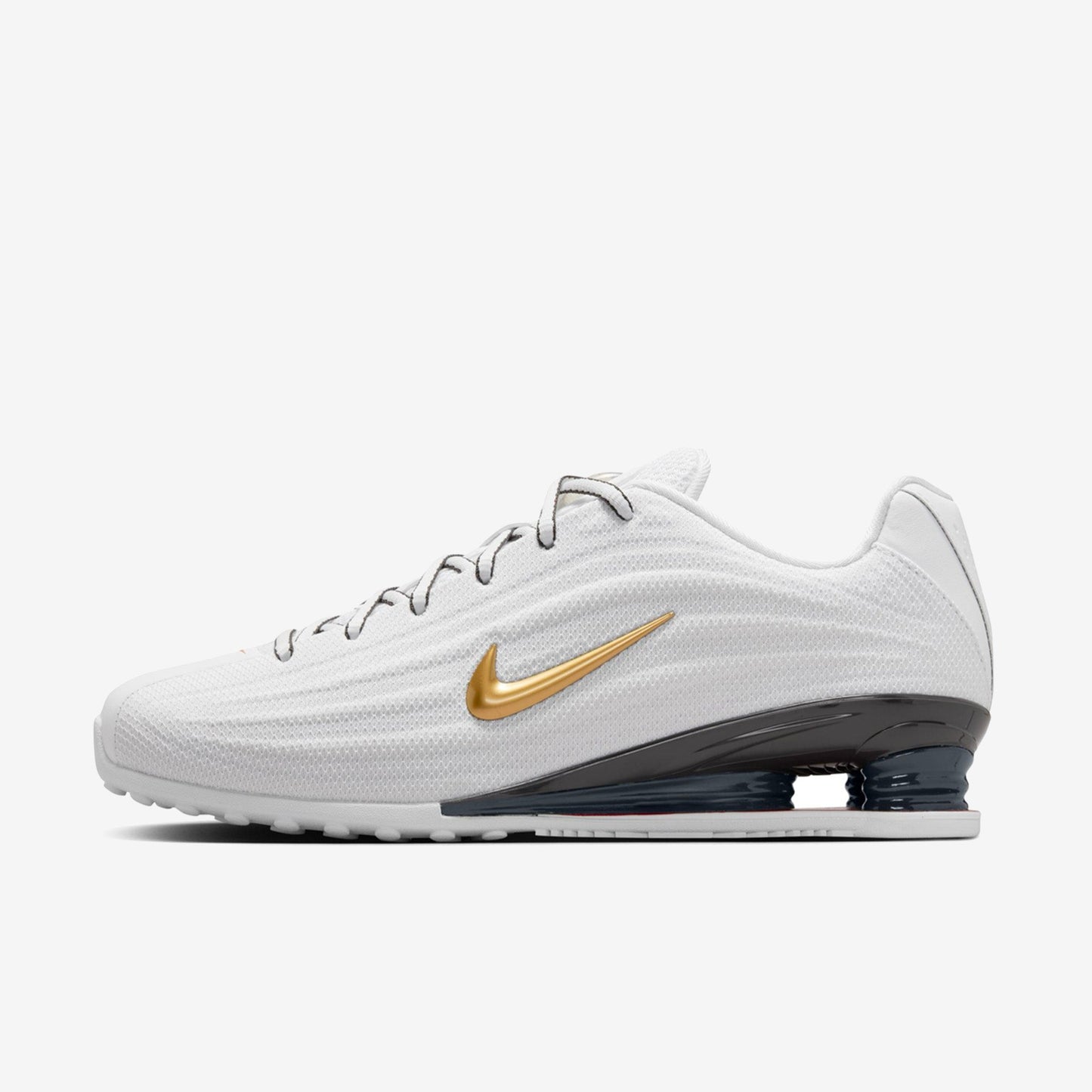 Nike Shox Z Women White Metallic Gold