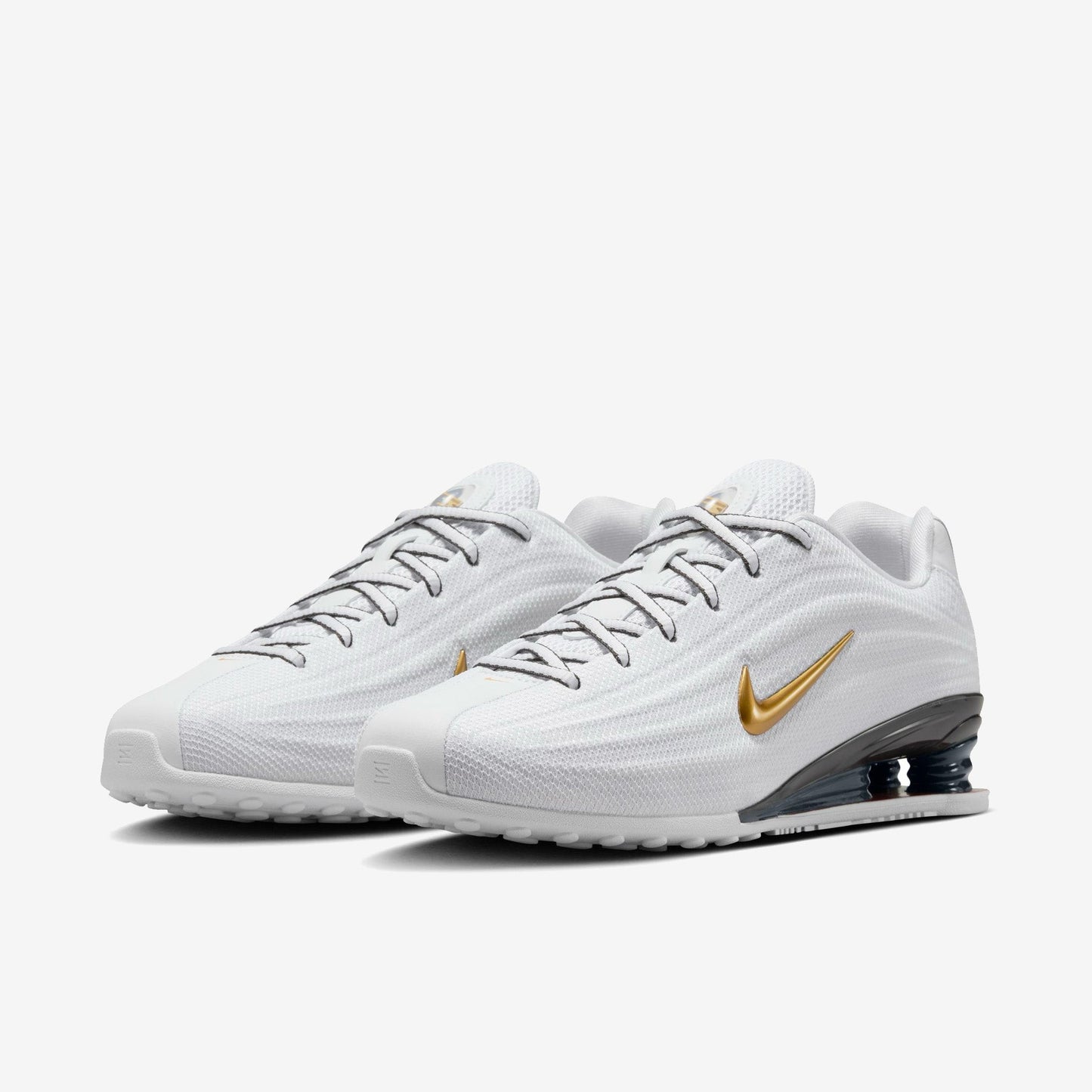 Nike Shox Z Women White Metallic Gold