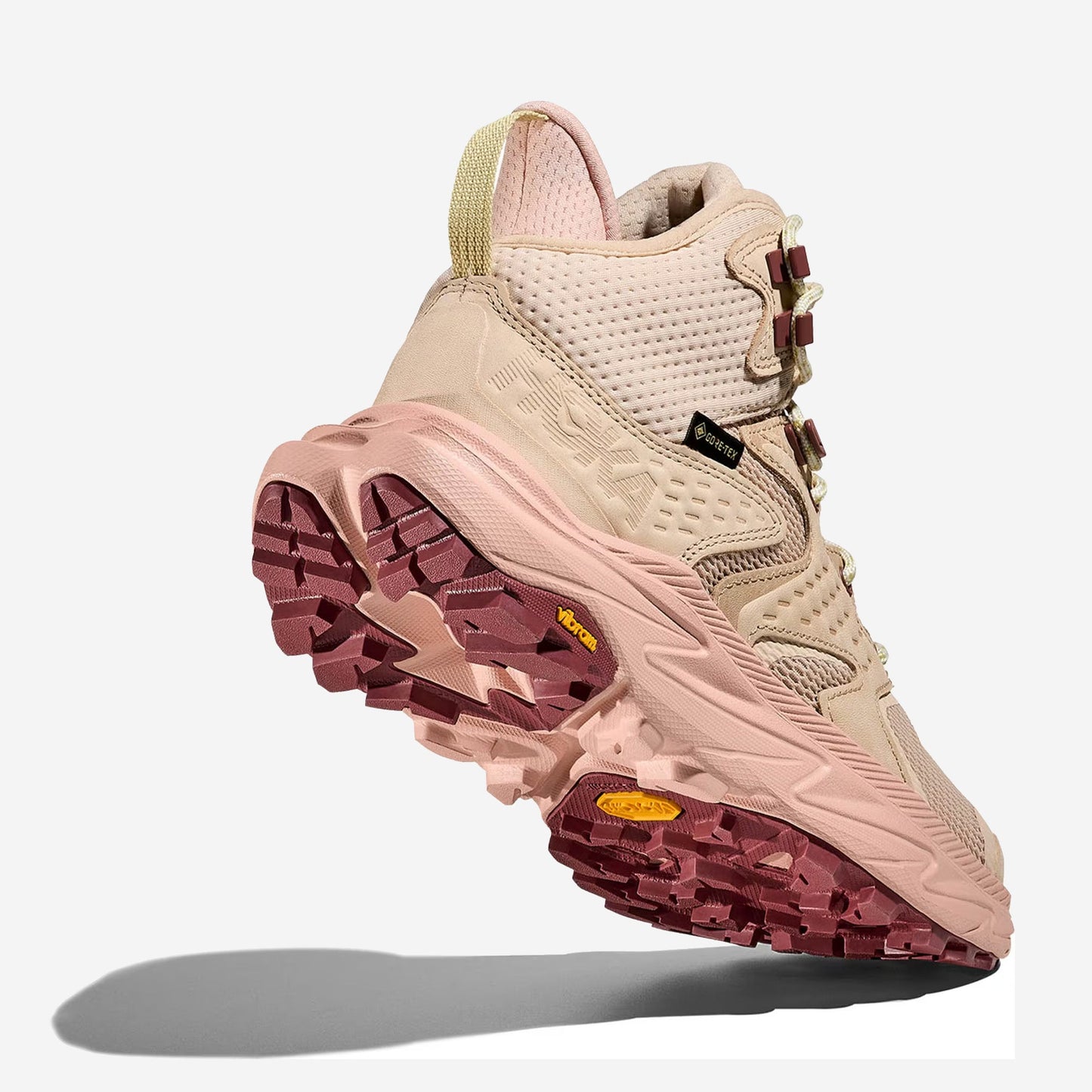 HOKA One Women’s Anacapa 2 Mid GTX Hiking Boots Oak Rose Latte