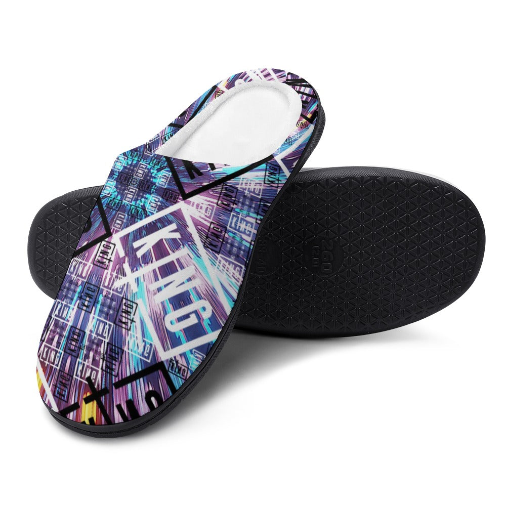 Pantuflas de algodón para artistas de EDM, suaves, cómodas, antideslizantes, impermeables y resistentes a los olores. Regalos para festivales de música, para hombre y mujer. Edición limitada.
