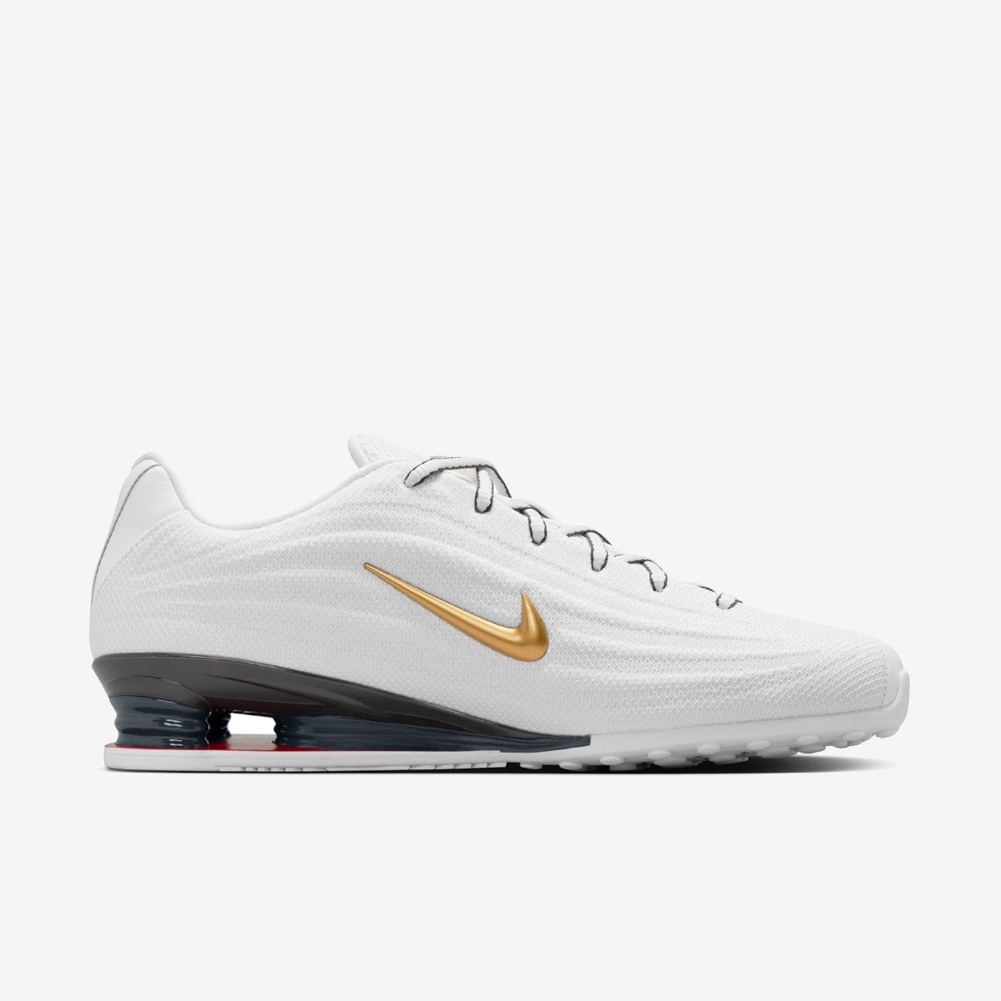 Nike Shox Z Women White Metallic Gold