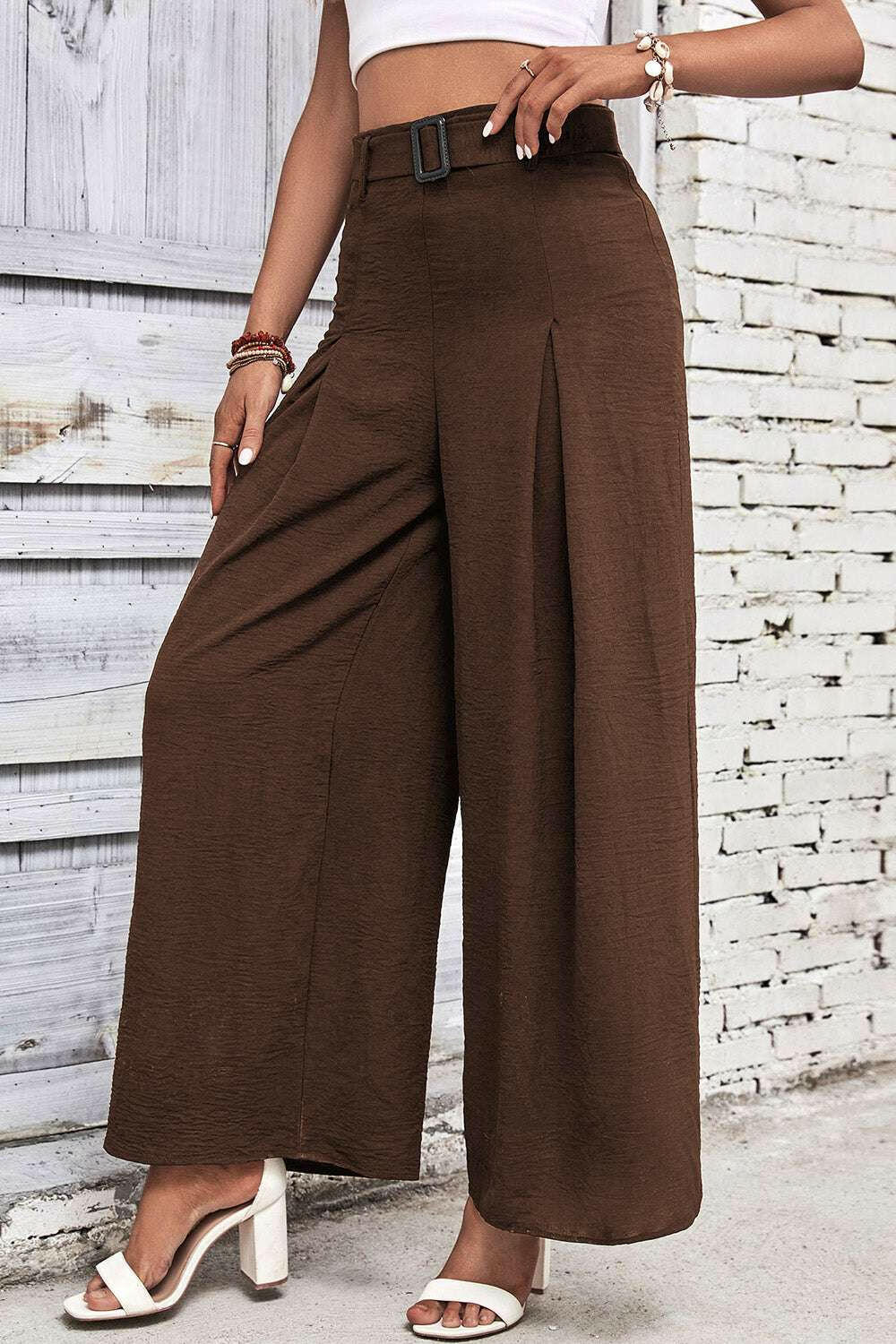 High Waisted Wide Leg Pants