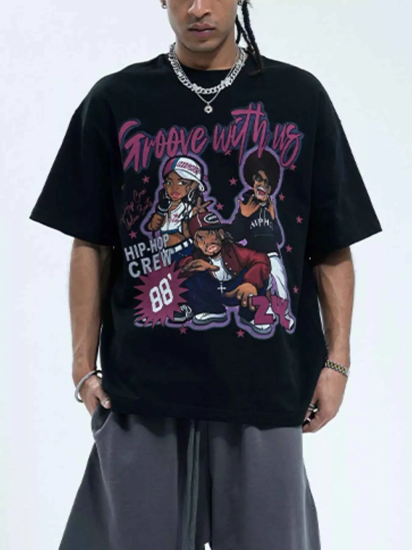 Cool Men's Graphic Tee, Comfy Half Sleeve Shirt for Men