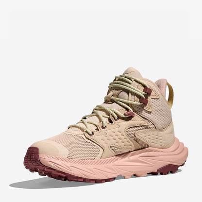 HOKA One Women’s Anacapa 2 Mid GTX Hiking Boots Oak Rose Latte