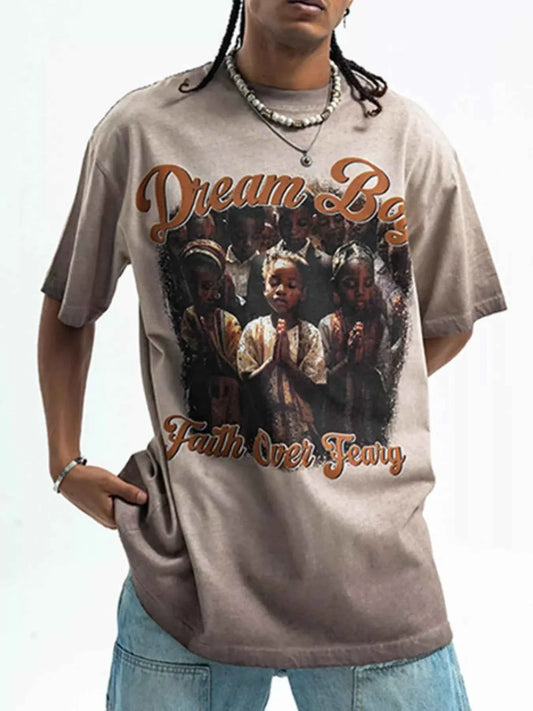 Stylish Men's Half Sleeve Graphic Tee