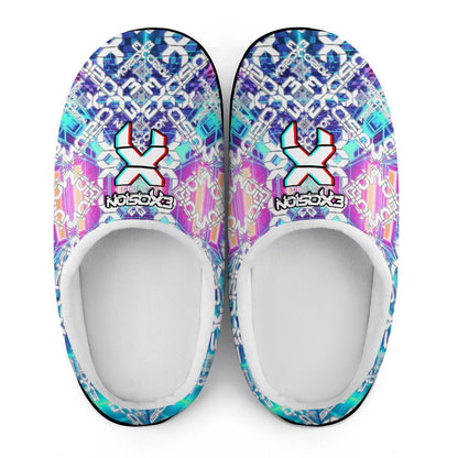 Pantuflas de algodón para artistas de EDM, suaves, cómodas, antideslizantes, impermeables y resistentes a los olores. Regalos para festivales de música, para hombre y mujer. Edición limitada.