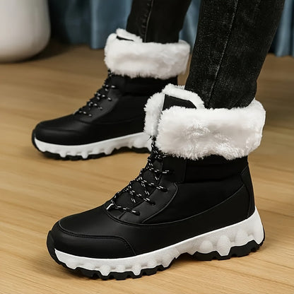 Velvet Warm Comfortable Winter Style Snow Boots