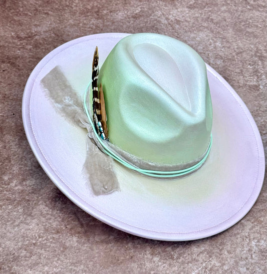 Custom handcrafted Fedora Hat