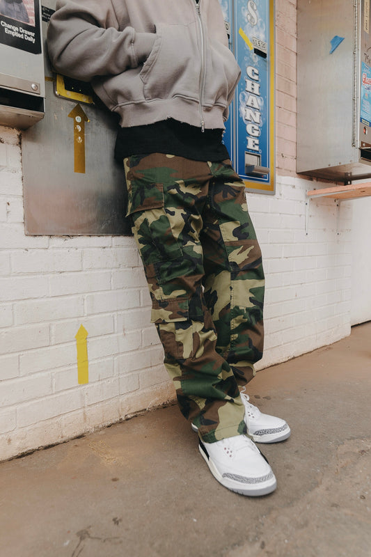 Vintage Cargo Fatigue Pants