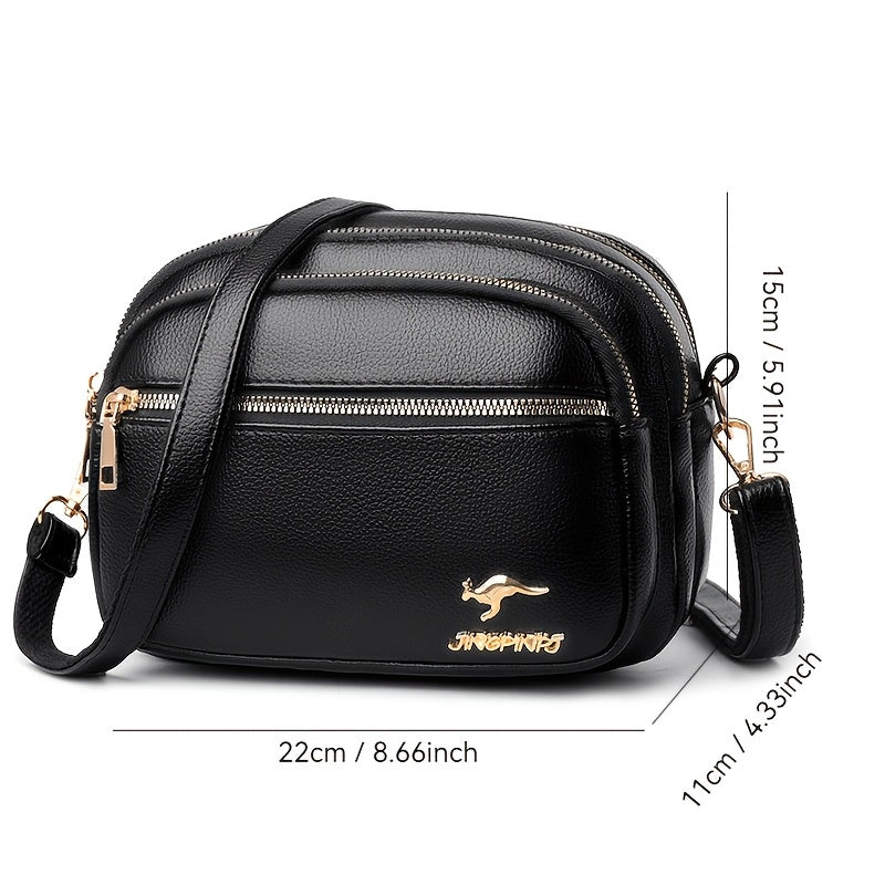 Multilayer Large Capacity Women's Messenger Shoulder Bag