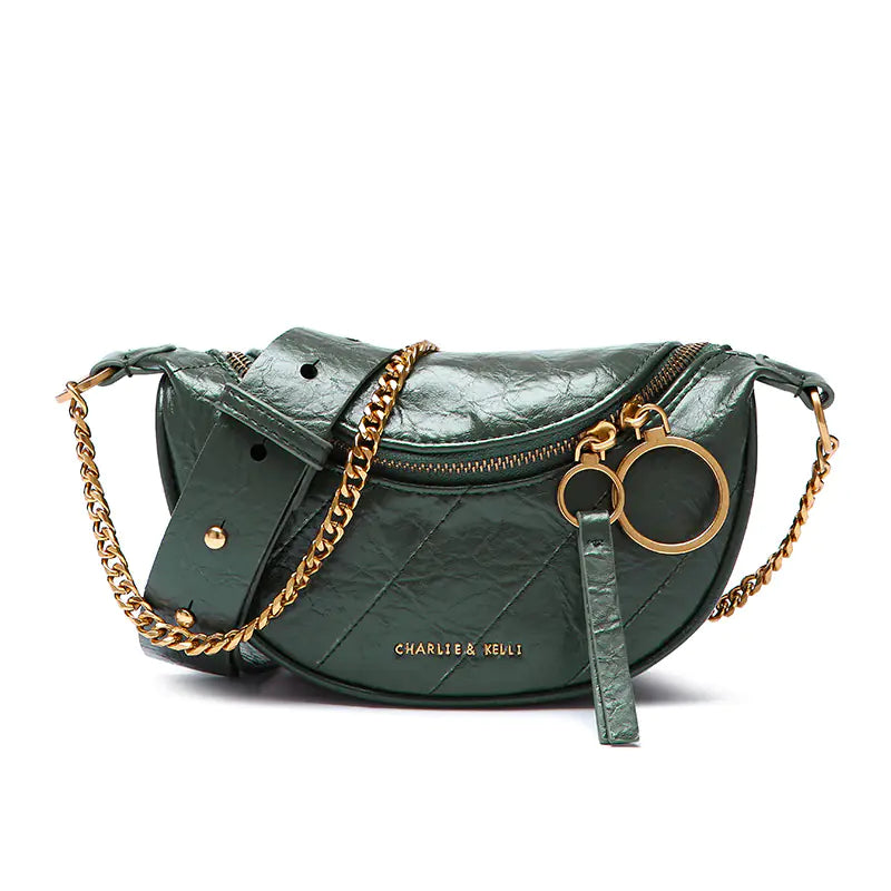 Chic Korean Casual Chain Tassel Crossbody Bag