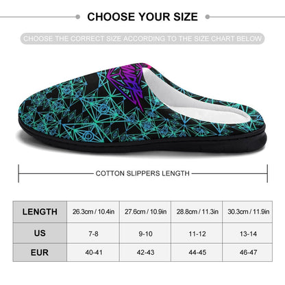 Pantuflas de algodón para artistas de EDM, suaves, cómodas, antideslizantes, impermeables y resistentes a los olores. Regalos para festivales de música, para hombre y mujer. Edición limitada.