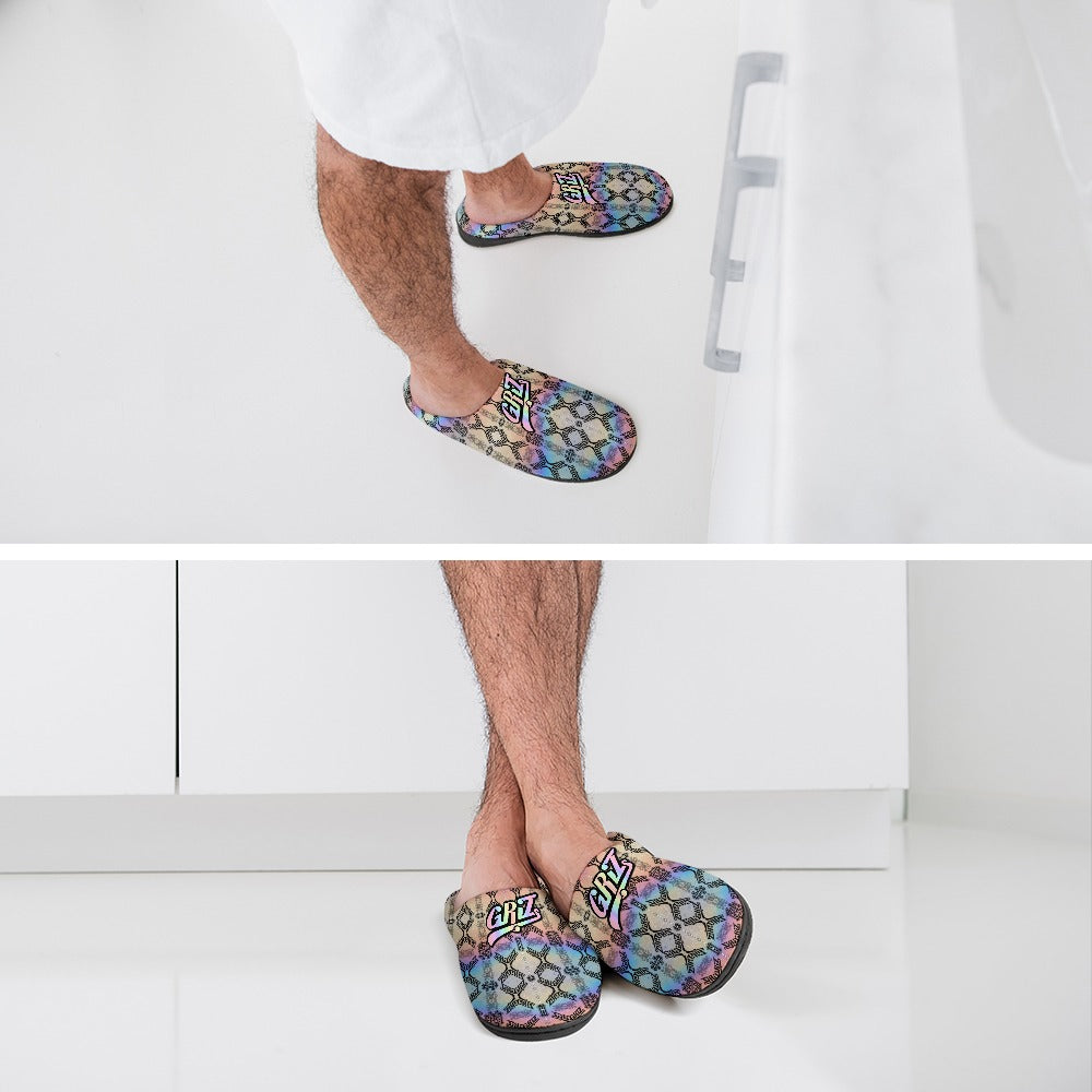Pantuflas de algodón para artistas de EDM, suaves, cómodas, antideslizantes, impermeables y resistentes a los olores. Regalos para festivales de música, para hombre y mujer. Edición limitada.