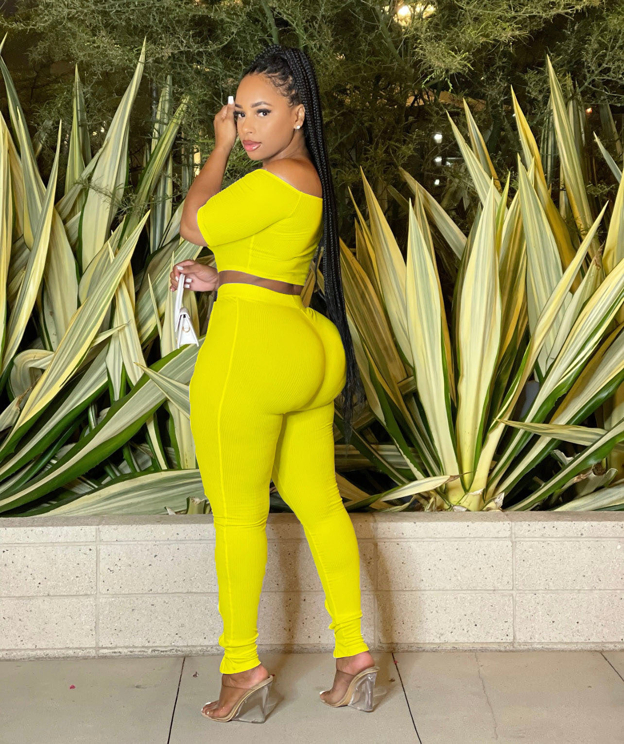 Women Clothing Summer Suit Sexy off the Shoulder Button Two Piece Pants