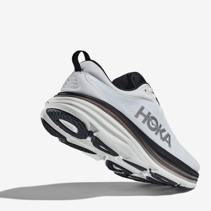 Hoka Bondi 8 Men White Black