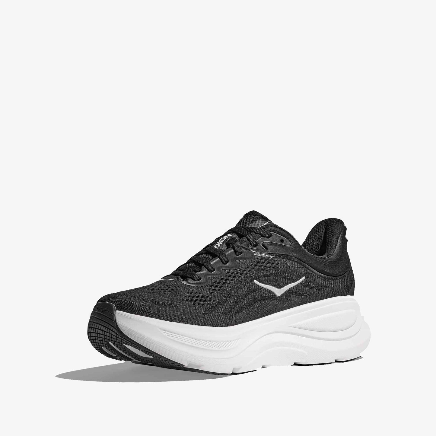 Hoka Bondi 9 Men Black White WIDE
