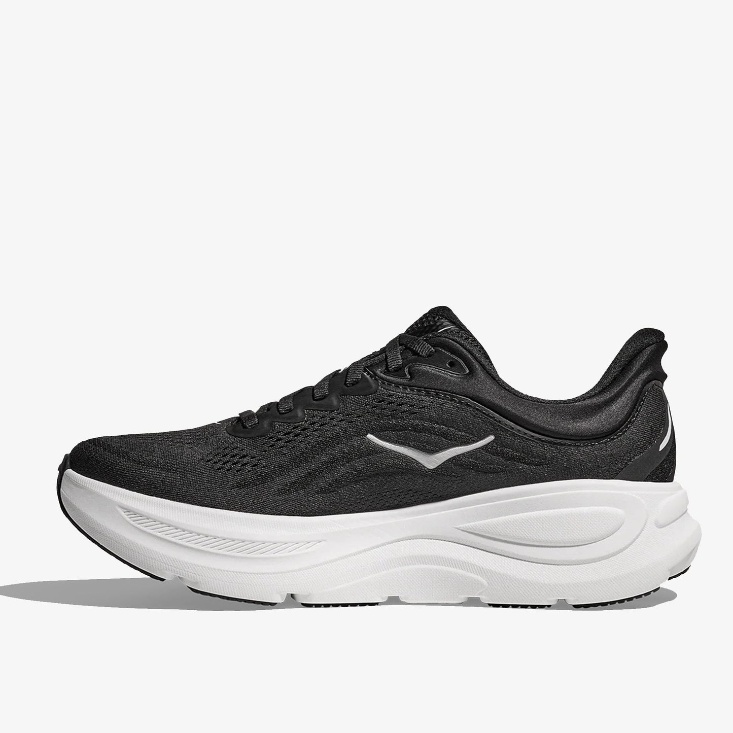Hoka Bondi 9 Men Black White WIDE