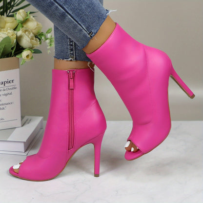 Metallic Stiletto Boots Dance Party Shine